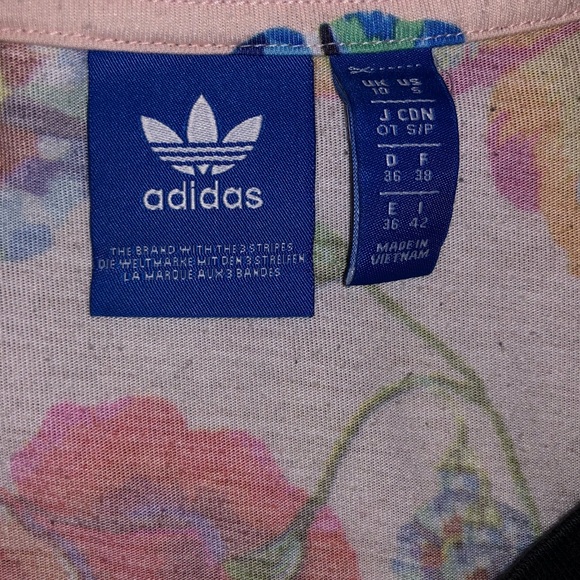 Adidas Floralita Reversible Dress Top Short Floral - Picture 9 of 16